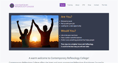 Desktop Screenshot of contemporaryreflexologycollege.com
